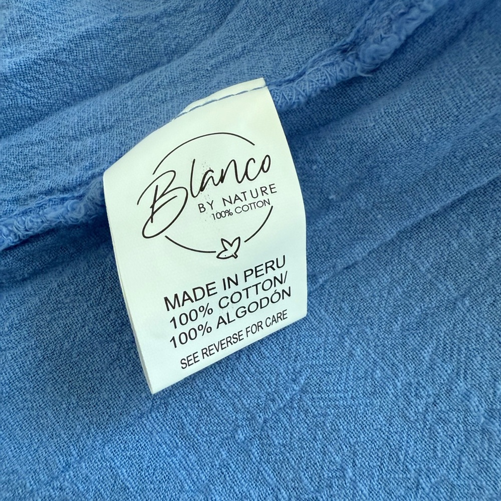 Blanco By Nature Catalaya Azure Strapless Dress NWOT - Picture 8 of 9